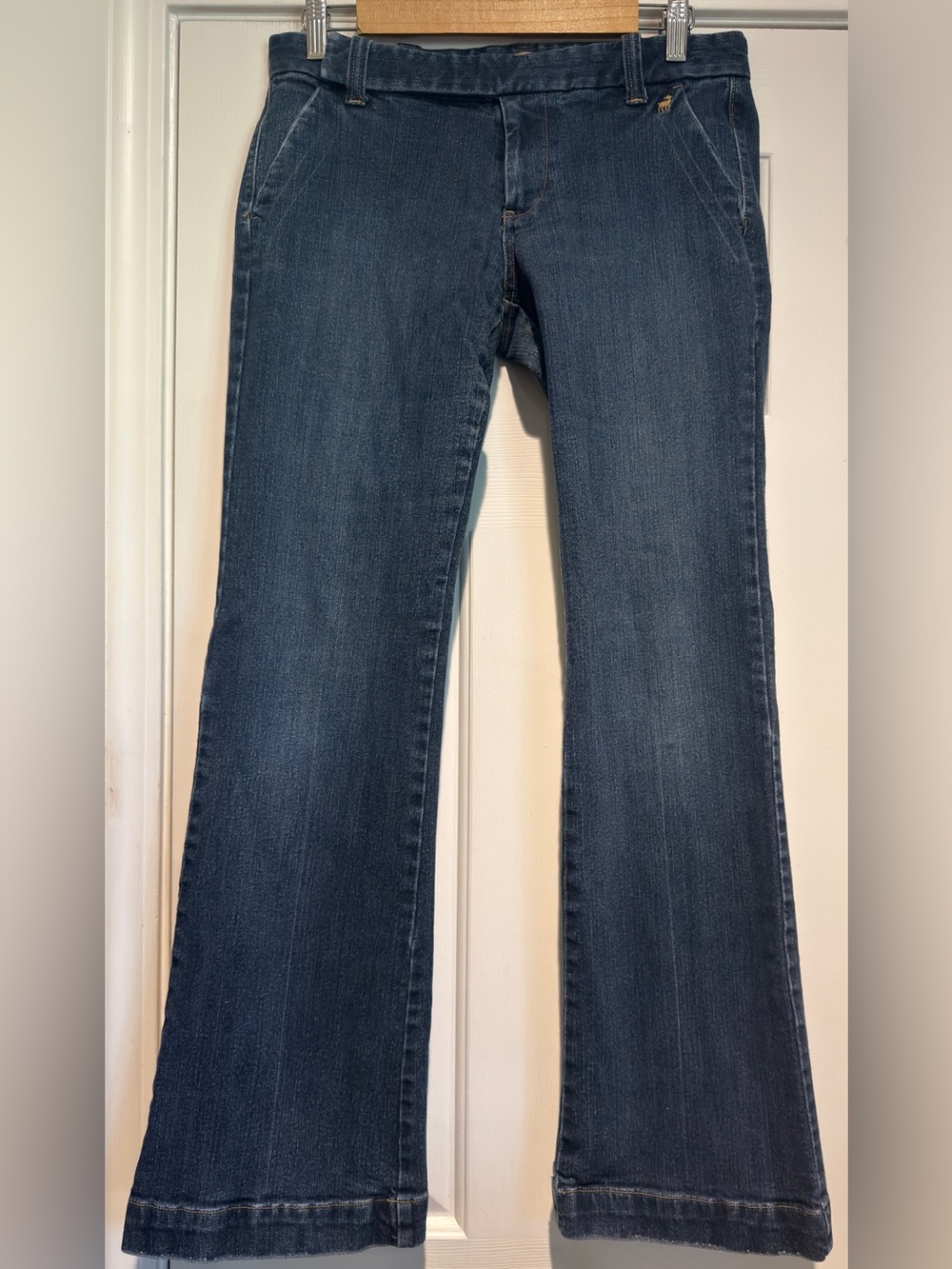 Women's Ann Taylor Loft Modern Trouser Jeans Size 6 Dark Wash Style 70094